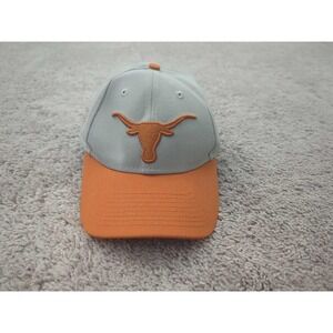 Texas Longhorns‎ Hat Cap Mens OSFM Gray Orange NCAA New Era Hook & Loop